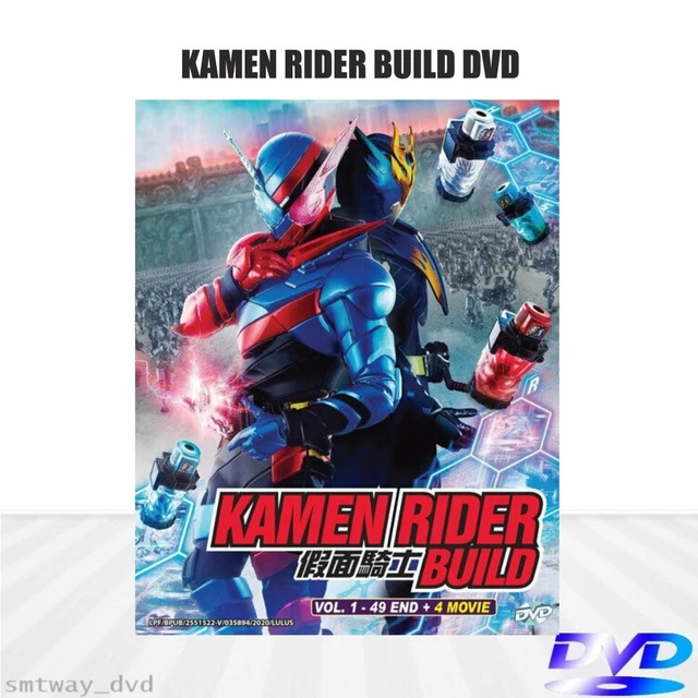 KAMEN RIDER BUILD Complete Tv Series Vol.1-49 End + 4 Movie Dvd English ...