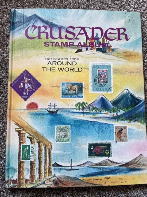 Vintage Whitman Crusader Stamp Album for Stamps From Around The World 1967