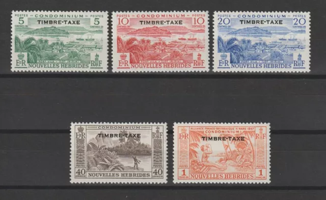 NEW HEBRIDES /FRENCH 1957 SG FD107/11 MNH Cat £20