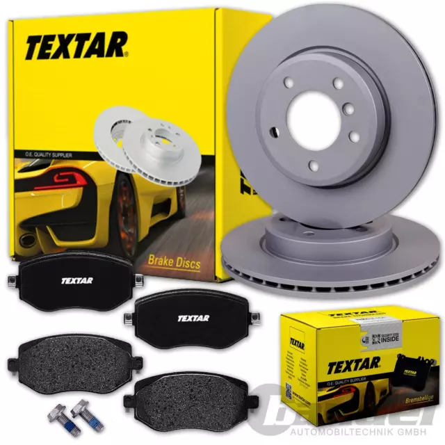 TEXTAR BREMSSCHEIBEN 280mm + BELÄGE VORNE passend für RENAULT MEGANE 4 IV