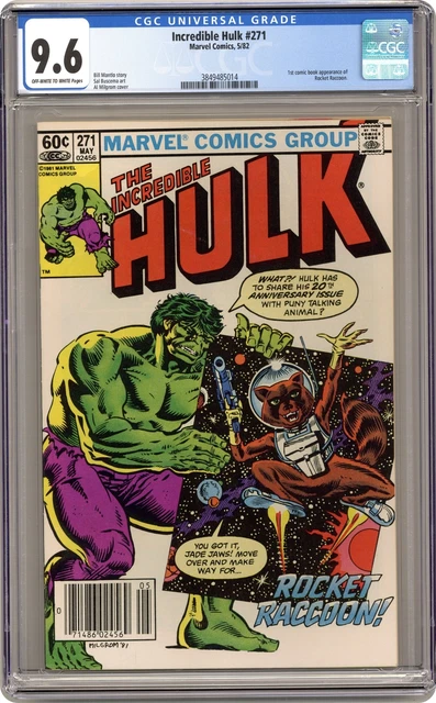 Incredible Hulk #271 CGC 9.6 1982 3849485014 2nd app. Rocket Raccoon