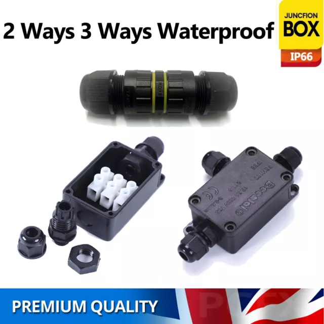 Waterproof Junction Box Electrical Cable Connector Outdoor IP66 Underground Wire