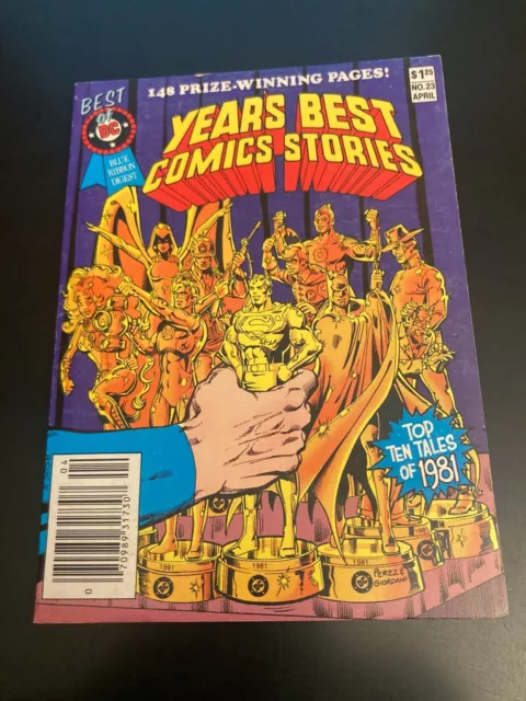 DC Blue Ribbon Digest #22 YEAR'S BEST COMICS STORIES 1982 *HTF Newsstand!* VF/NM