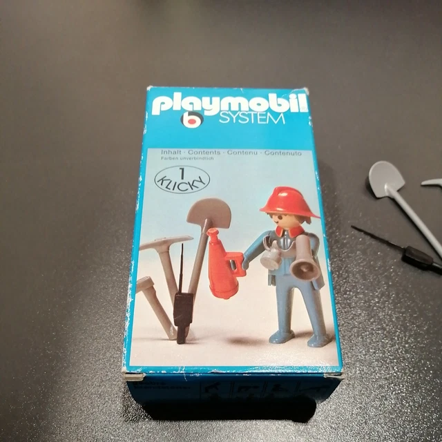 PLAYMOBIL SYSTEM DIFICIL Catalogo 13x6 Pequeño 1974 Folleto Pista