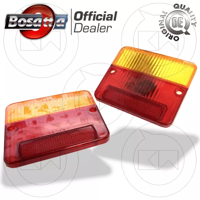 Coppia Plastiche Fanalino Stop Frecce Posteriore Piaggio Ape Poker Benzina 420