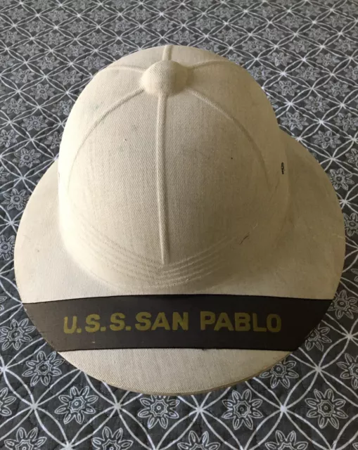 The Sand Pebbles 1966 Movie Hat Pith Helmet W/ Coa Staring Steve Mcqueen