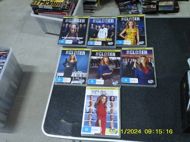 THE CLOSER SERIE Completa Temporadas 1-7 muy buen estado dvd