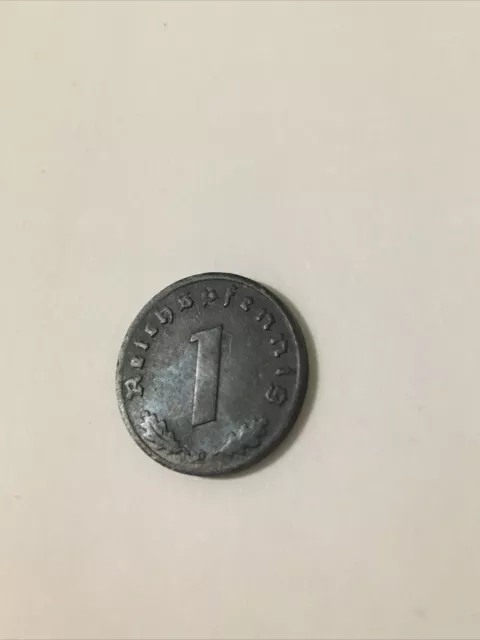1 reichspfennig 1942 D super erhalten