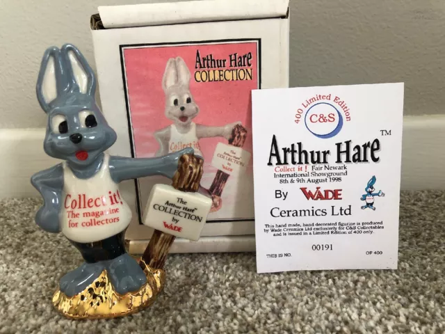 Wade Limited Edition Arthur Hare Collect It 191/400 Rare And HTF New In Box