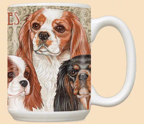 Cavalier King Charles Cavalier Dog Ceramic Coffee Mug Tea Cup 15 oz