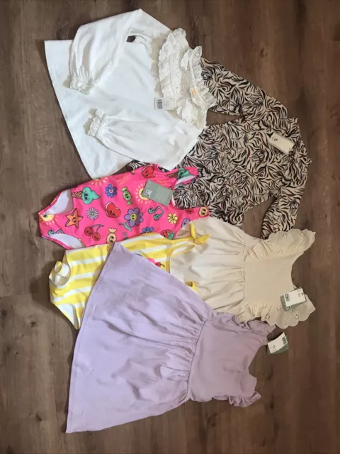 Girls Clothes Bundle H&M Boden TU 6 Items All Brand New Age 6-8 Years