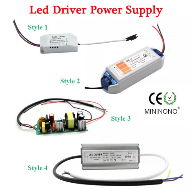 Led Power Supply Driver Constant Current 1-3W 5-7W 10 20W 30W 50W 100W AC85-265V