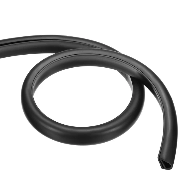 Guarnizione porta 1,02x0,79x78,7" (6 piedi) lunghezza strisce forma ad E congelatore ricambio nero