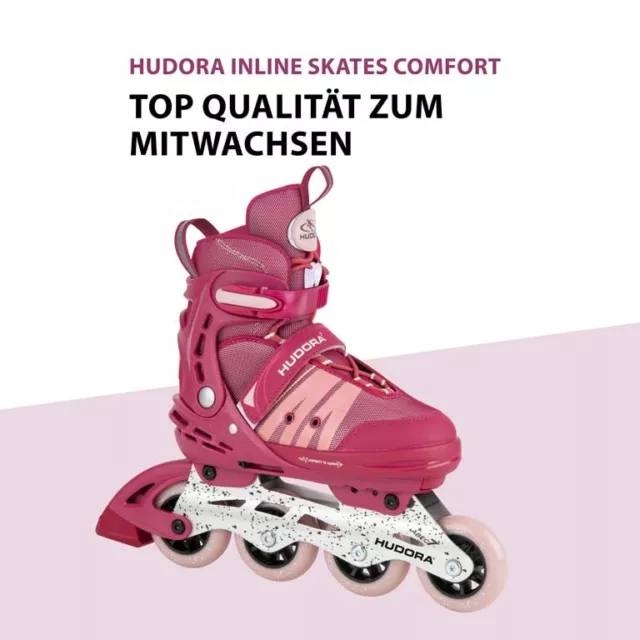 HUDORA Inline Skates Comfort, strong berry, Gr. 29-40 Inlineskates Inliner 2