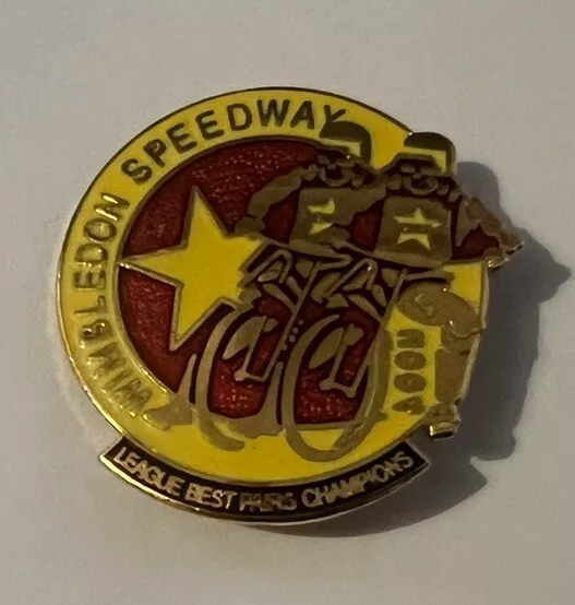 Wimbledon 2004 Speedway Badge In Gold