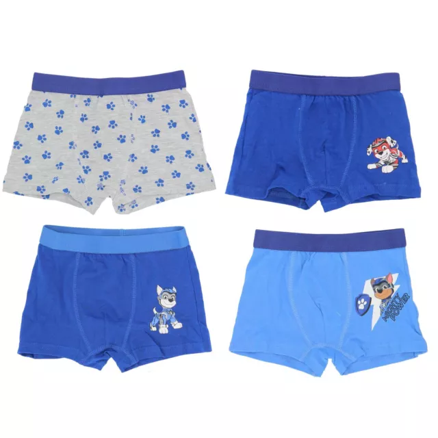 4er Pack Paw Patrol Kinder Boxershorts Unterhosen Pants Jungen Baumwolle 98-116