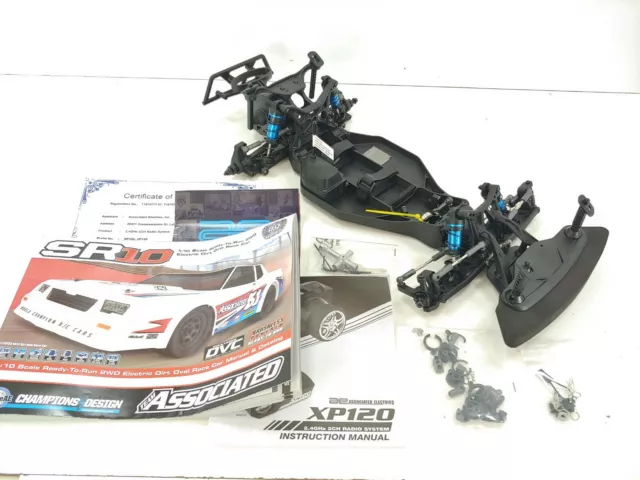 NEW: Team Associated SR10 Dirt Oval Street Stock Roller Slider Chassis 2wd 1/10