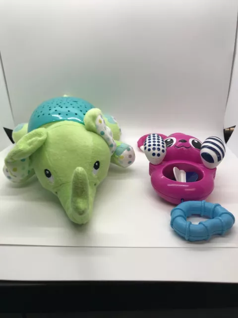 Little Tikes Peek-a-boo Seal - Pink, and Summer Infant Slumber Buddies Elephant