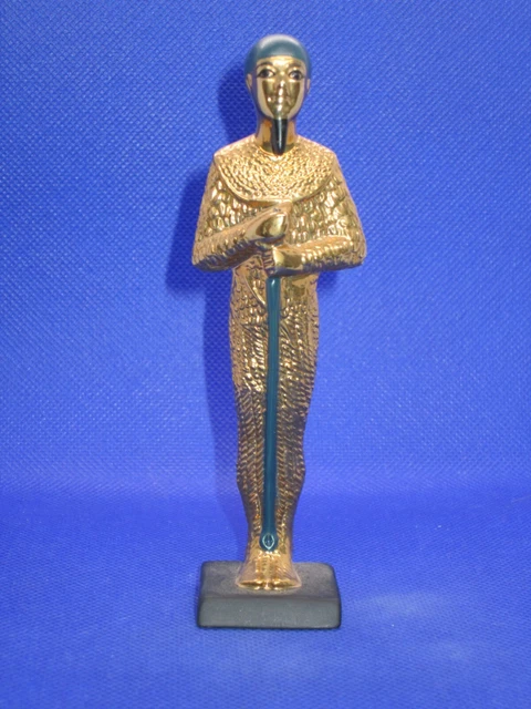 Ancient Egyptian God Ptah Franklin Mint Statue Figurine treasures of Tutankhamen