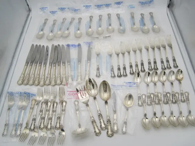 66 PIECE Buttercup by Gorham Sterling Silver Flatware Set Service for 12