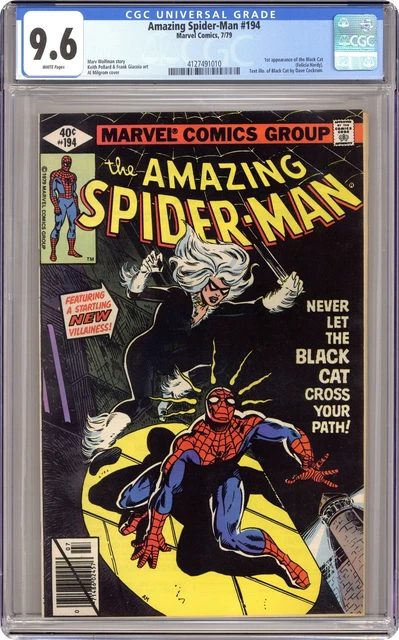 Amazing Spider-Man #194 CGC 9.6 1979 4127491010 1st app. Black Cat