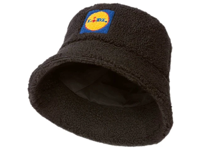 Bonnet Lidl Nero Taglia Unica – Logo Djibril Cissé, Vintage In Acrilico