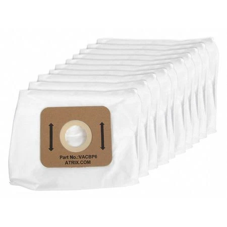 Atrix Vacbp6-10P Vacuum Bag, Hepa, 8 Qt.