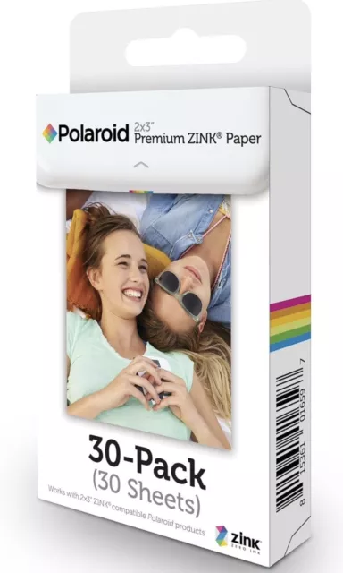 30 Pack Polaroid ZINK Photo Paper  2x3 Inch New (30 Sheets)