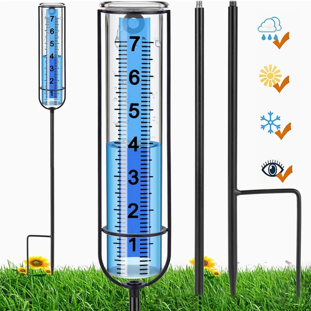 Regenmessgerät, gut ablesbar, weit verbreiteter Regenwasserzähler,
