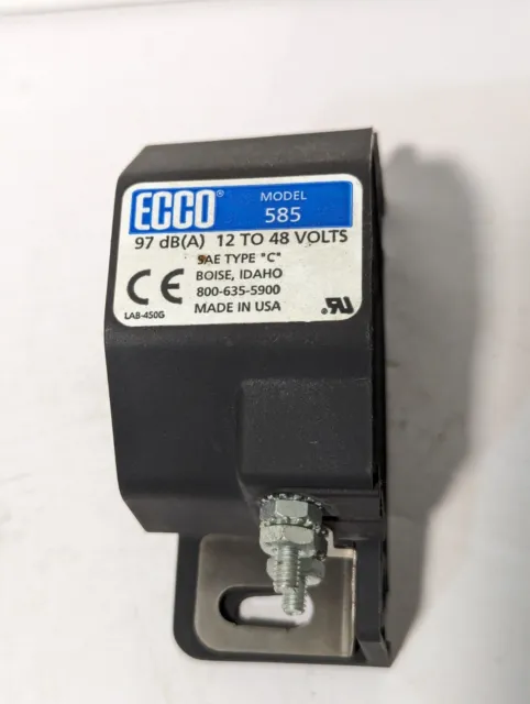 ECCO Model 585 Backup Alarm 97dB(A) 12-48v SAE Type C - Free Shipping
