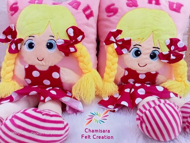 lindo bebé niña niño ropa de cama suave decoración creativa muñeca dormitorio almohada juguete