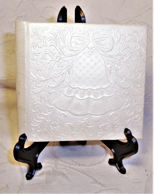 Álbum instantáneo de boda Hallmark 1969 raro de colección 250PHA800-1 10pp. 20 fotos de lote antiguo (I)