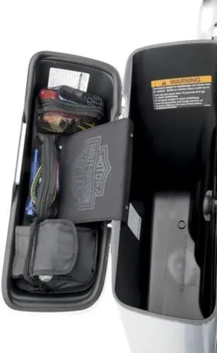 Saddlemen Saddlebag Lid Organizer Set fits FLD Harley - Davidson Dyna