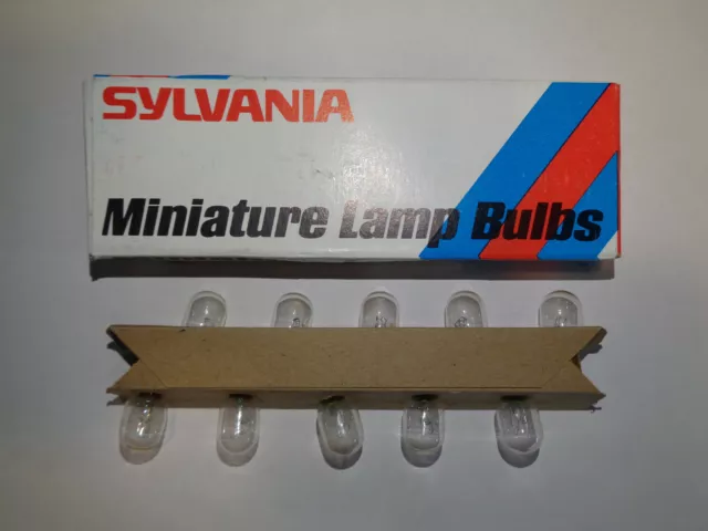 Aircraft Instrument Light Bulbs Lamps 1495X By Sylvania 10 Each New