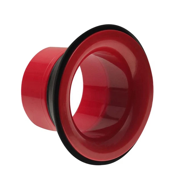2XDrum Kick Enhancer with Black Port Hole Protector,Mic Hole Drum Head,Red Z3Z1)
