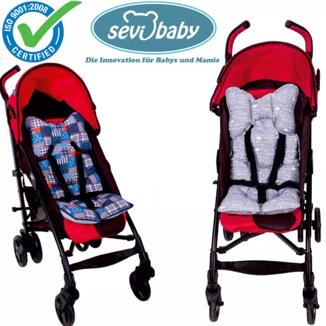 Sevibaby Patchwork Depósito Cojín de Asiento Almohadilla Del Para Cochecito 8376