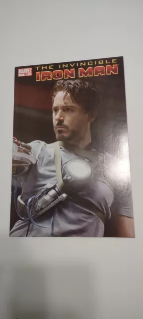 Invincible Iron Man #1 Robert Downey Jr. Movie Photo Variant (Marvel)