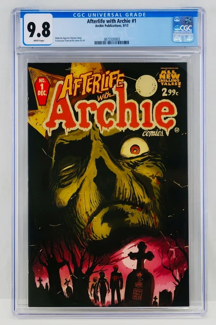 Afterlife With Archie #1 CGC 9.8 White Pages NM/MT Key Grail