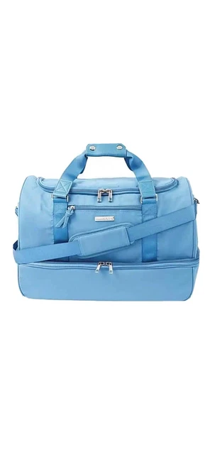 Samantha Brown To-Go Zipper Compartment Weekender - Blue