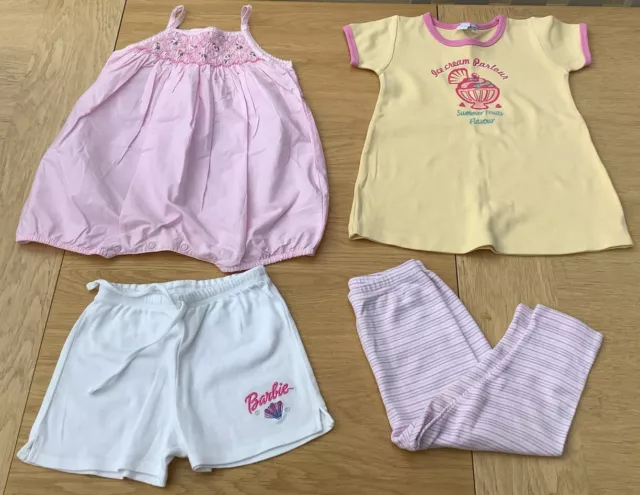 M&S / Debenhams - Baby Girl Summer Clothes Bundle - 4 Items - Age 12-18 Months