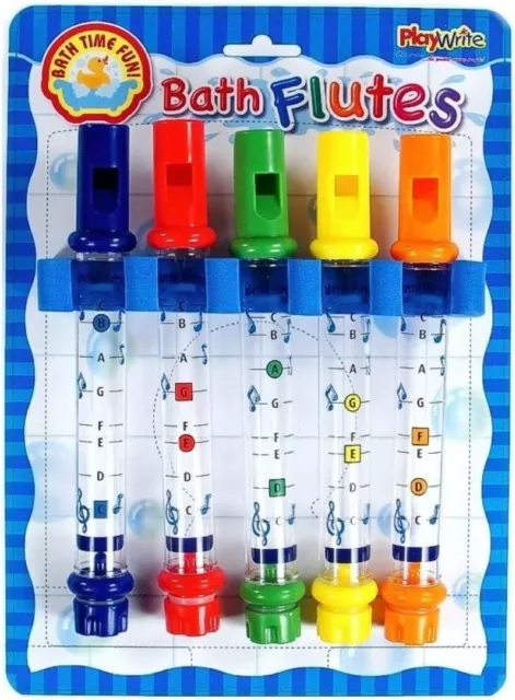 Playwrite Bath Flutes 385-201 - Musical Instruments Watet Play Music Sound Fun