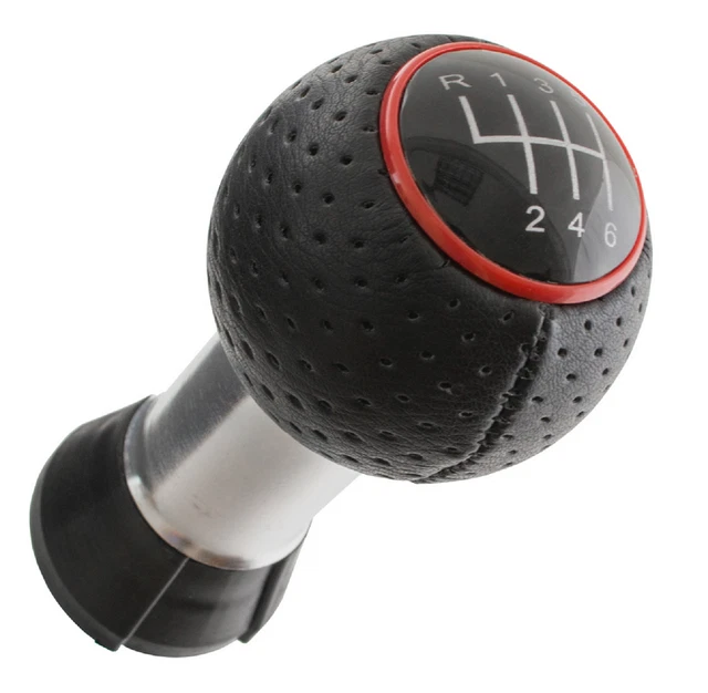 Pour AUDI A3 8P CUIR POMMEAU LEVIER DE VITESSE 6 VITESSES