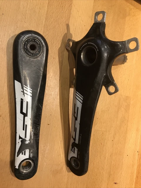 FSA Team Issue Carbon Kurbelsatz Kurbeln Set Kettensatz 170mm MegaExo 110mm BCD