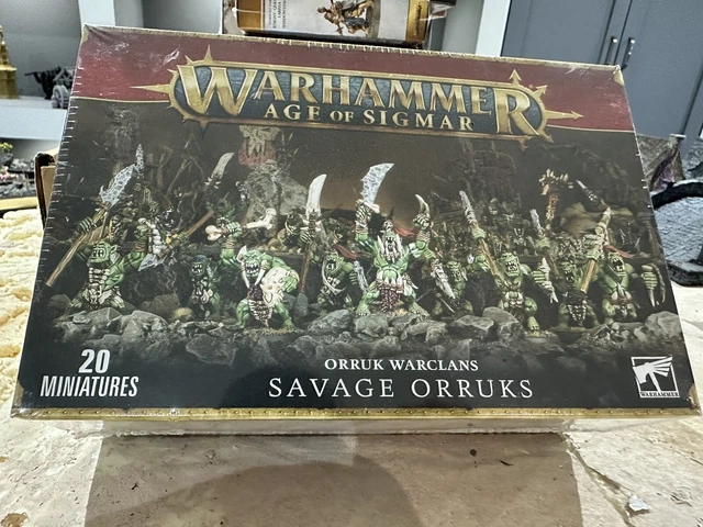 SAVAGE ORRUKS WARHAMMER Age of Sigmar Orcs Arrowboys Morboys Vecchio