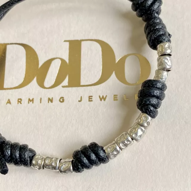 Dodo Pomellato Bracciale Nero Granelli Argento Fuori Produz Originale Unisex