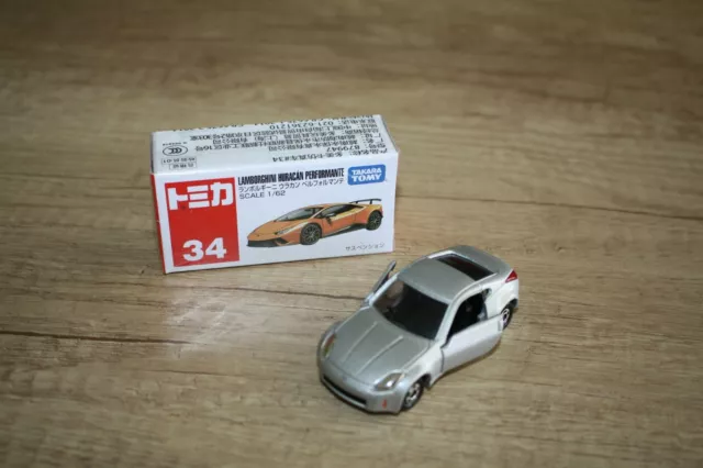 lot TAKARA TOMY TOMICA nº 34 LAMBORGHINI et tomica fairlady Z