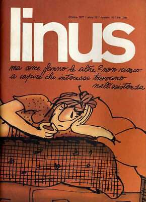 rivista a fumetti LINUS ANNO 1977 NUMERO 10