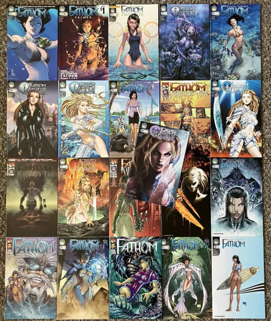 MICHAEL TURNER FATHOM LOT 20+ I Clyde’s Variant Covers Aspen Top Cow