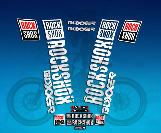 Pegatinas Stickers  Fork Rock Shox Boxxer 2018 Am180 Aufkleber Decals Adesivi