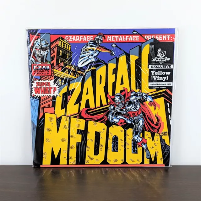 Czarface x MF Doom SUPER WHAT? Exclusive LE 2500 YELLOW Vinyl LP - NEW SEALED